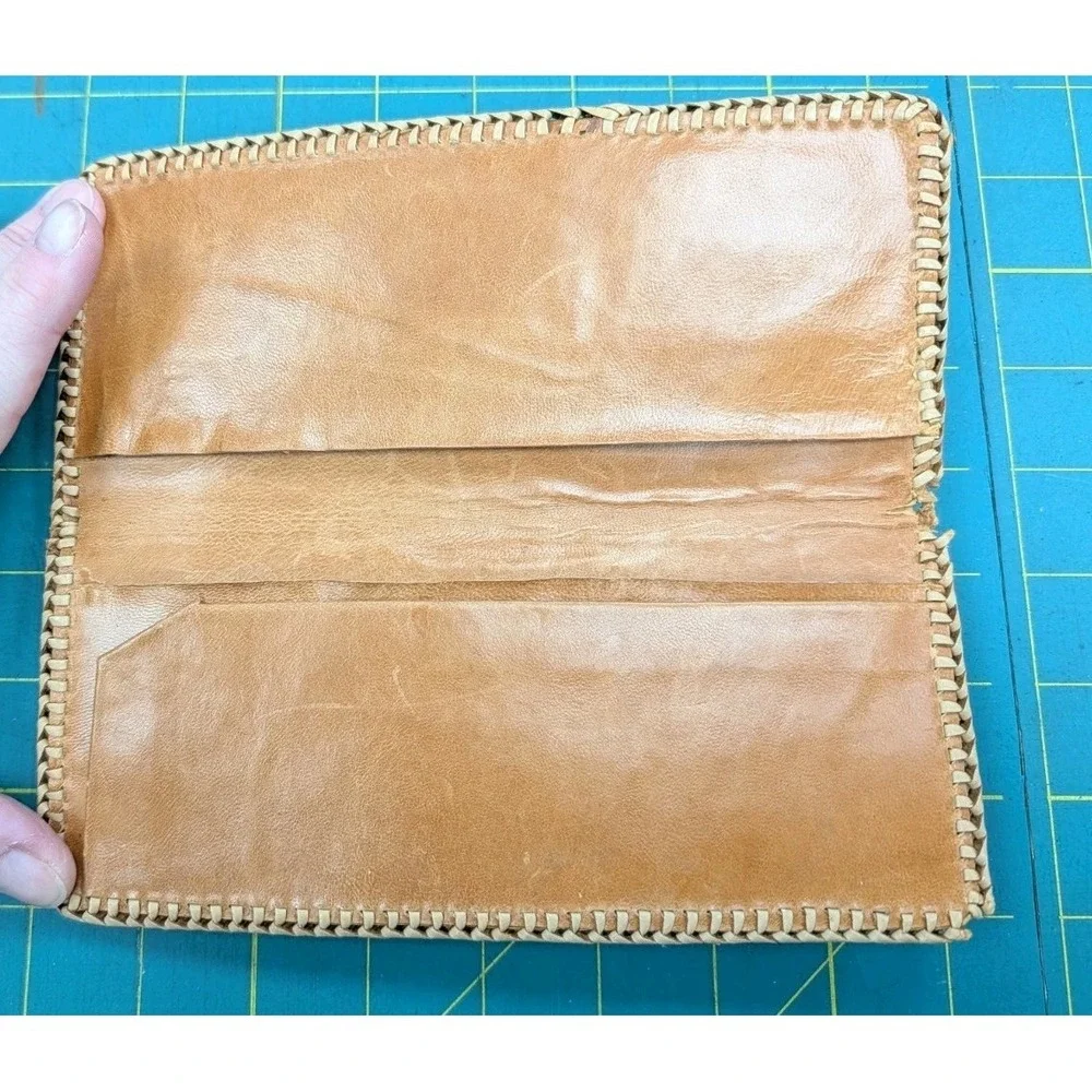 Leather Tooled Checkbook Cover 8